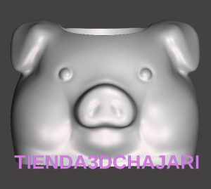 Molde Cerdito Cabeza
