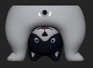 Molde Gatito Invertido