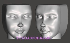 Molde Rostro Mujer V1