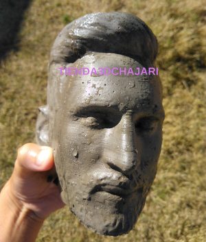 Molde Figura Cabeza Lionel Messi