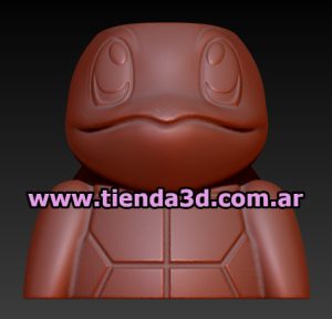 Molde Tortuga Pokémon Squirtle medio cuerpo