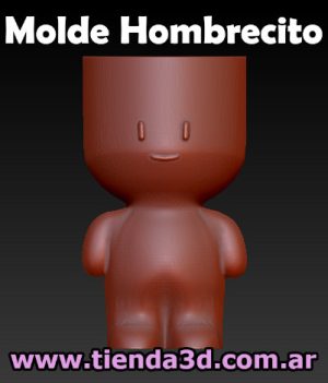 Molde Hombrecito de pie