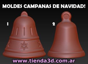 Molde Campana de Navidad