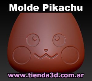 Molde Pokémon Pikachu Cuenco