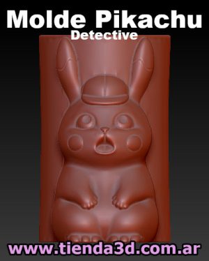 Molde Pokémon Pikachu Detective
