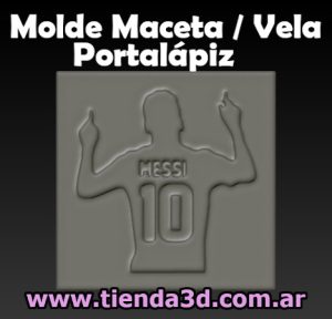 Molde Silueta Messi N12