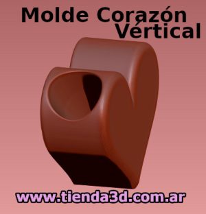 Molde Corazón Vértical