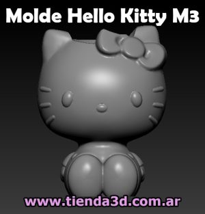 Molde Hello Kitty Modelo 3
