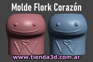 Molde Flork Corazón