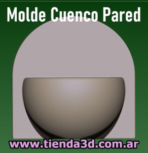 Molde Cuenco Pared