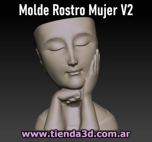 Molde Rostro Mujer V2