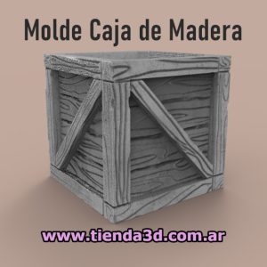 Molde Caja de Madera