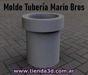 Molde Tubería Mario Bros