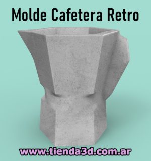 Molde Cafetera Retro