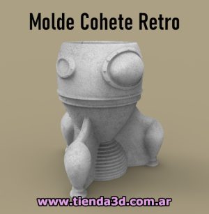 Molde Cohete Retro