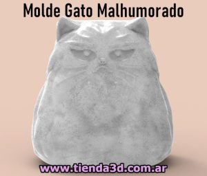Molde Gato Malhumorado