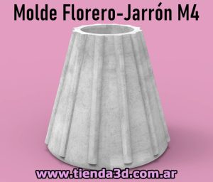 Molde Florero - Jarrón M4