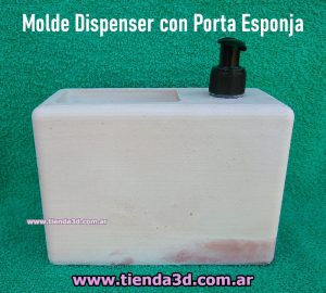Molde Dispenser con Porta Esponja
