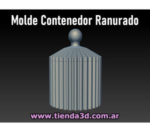 Molde Contenedor Ranurado