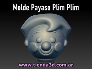 Molde Payaso Plim Plim