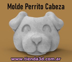 Molde Perrito Cabeza