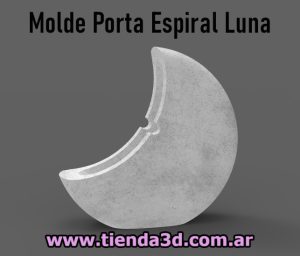 Molde Porta Espiral Luna