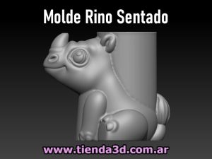 Molde Rino Sentado