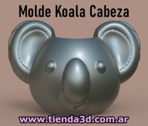Molde Koala Cabeza