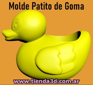 Molde Patito de Goma
