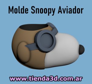 Molde Snoopy Aviador
