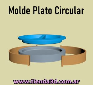 Molde Plato Circular