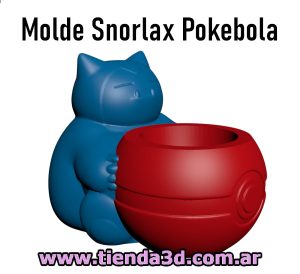 Molde Pokémon Snorlax Pokebola