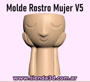 Molde Rostro Mujer V5