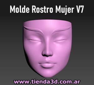 Molde Rostro Mujer V7
