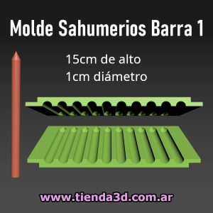 Molde Sahumerios X10 Barra M1