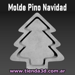 Molde Pino de Navidad