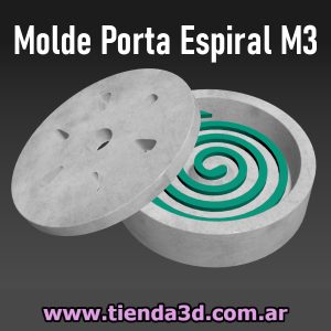 Molde Porta Espiral M3
