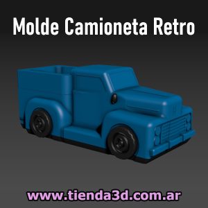 Molde Camioneta Retro