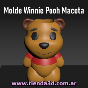 Molde Winnie The Pooh Maceta
