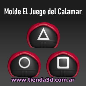 Molde El Juego del Calamar
