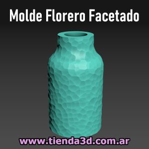 Molde Florero Facetado