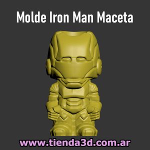 Molde Iron Man Maceta