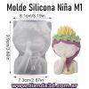 Molde Silicona Niña M1