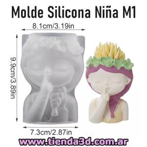 Molde Silicona Niña M1