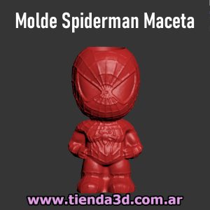 Molde Spiderman Maceta