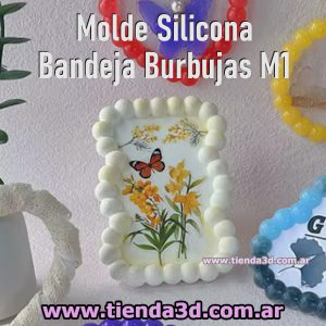 Molde Silicona Bandeja Burbujas M1