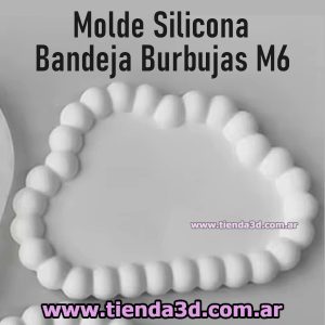 Molde Silicona Bandeja Burbujas M6