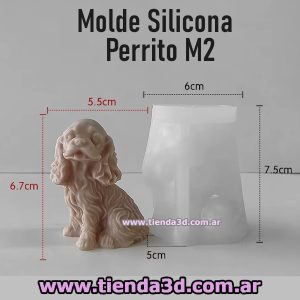 Molde Silicona Perrito M2