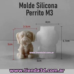 Molde Silicona Perrito M3