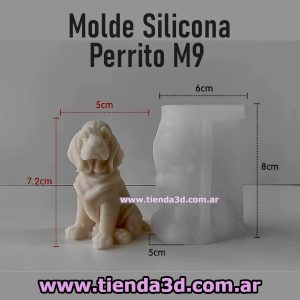 Molde Silicona Perrito M9